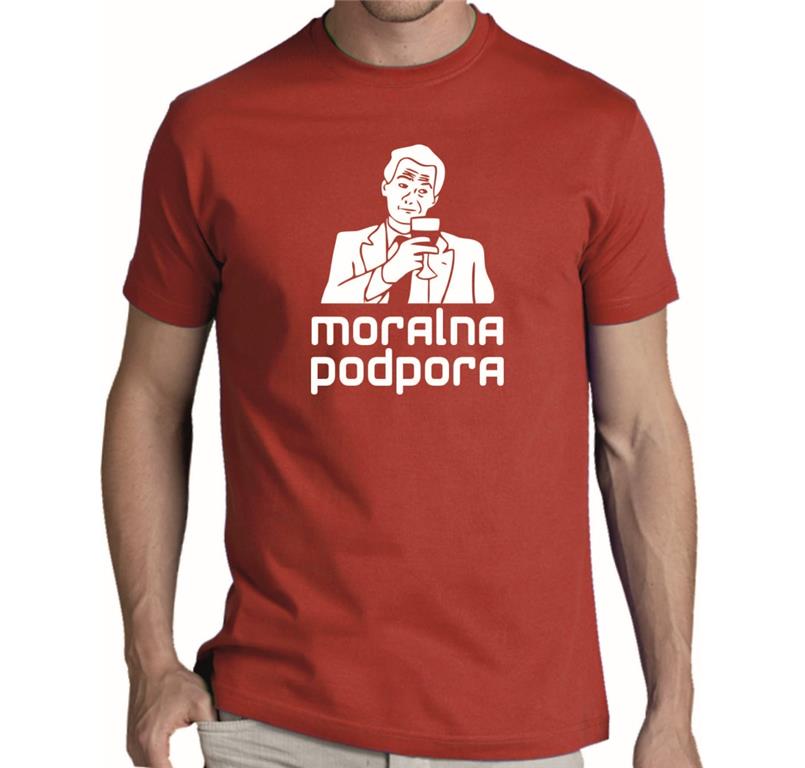 Moška majica MORALNA PODPORA