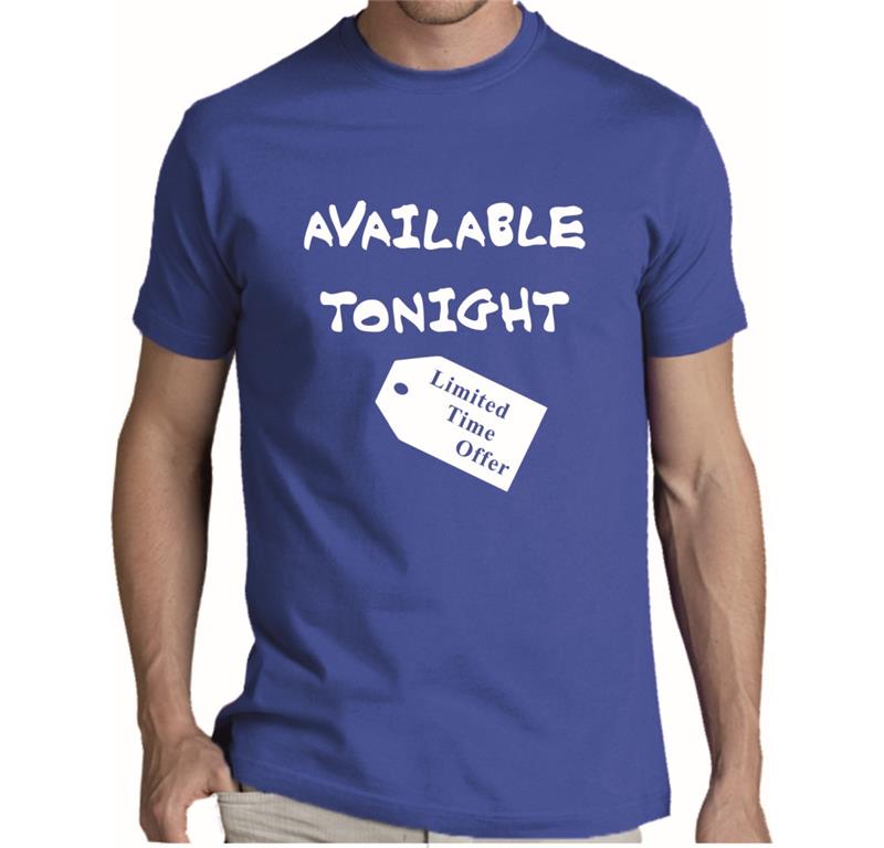 Moška majica AVAILABLE TONIGHT