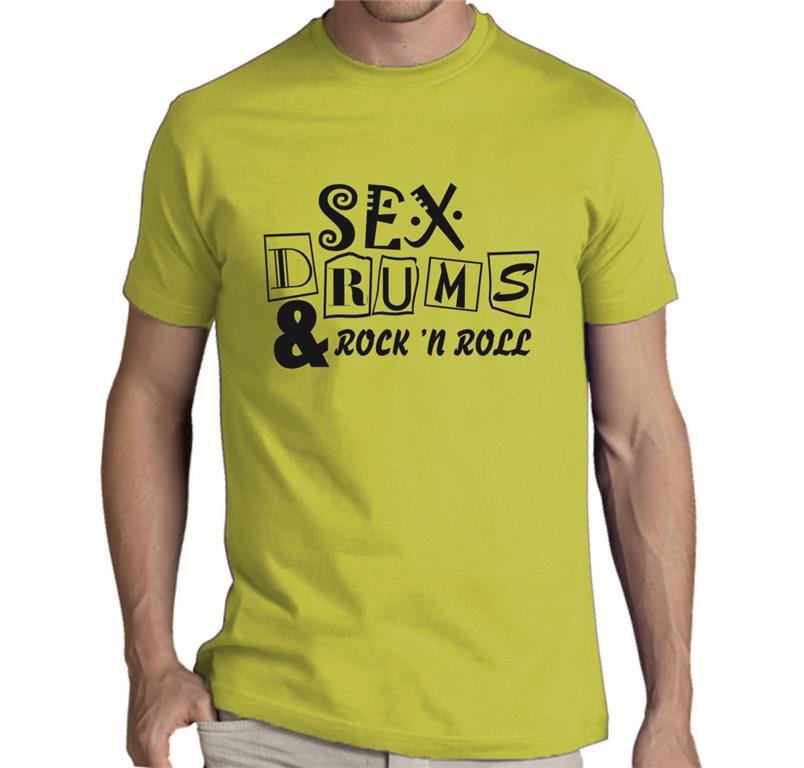 Moška majica SEX, DRUMS R'N'R