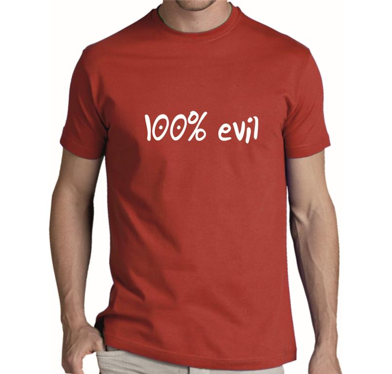 Moška majica 100% EVIL