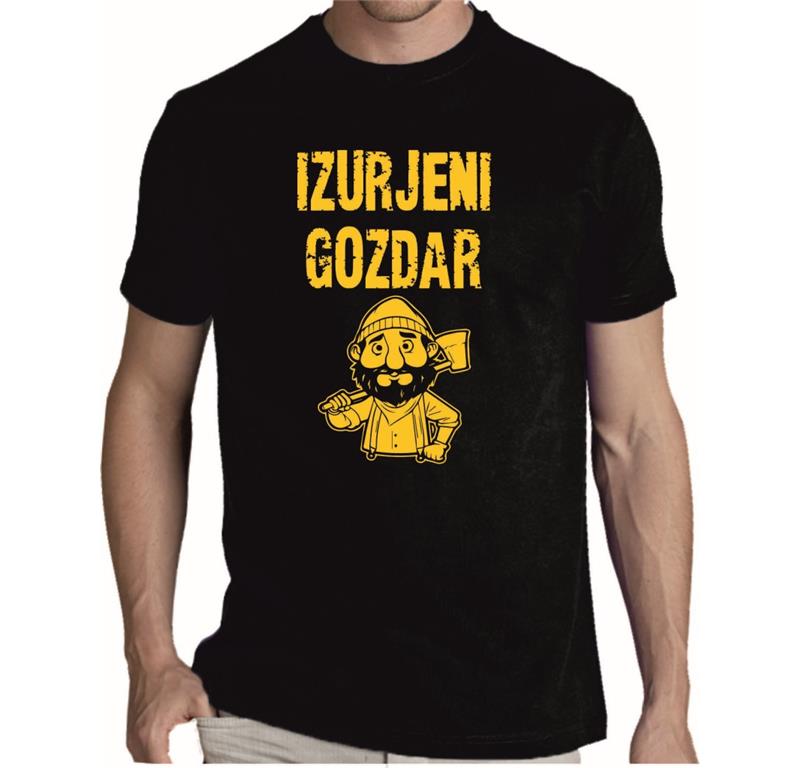 Moška majica IZURJENI GOZDAR