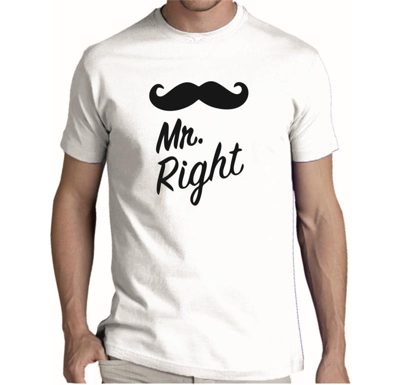 Moška majica MR MRS RIGHT