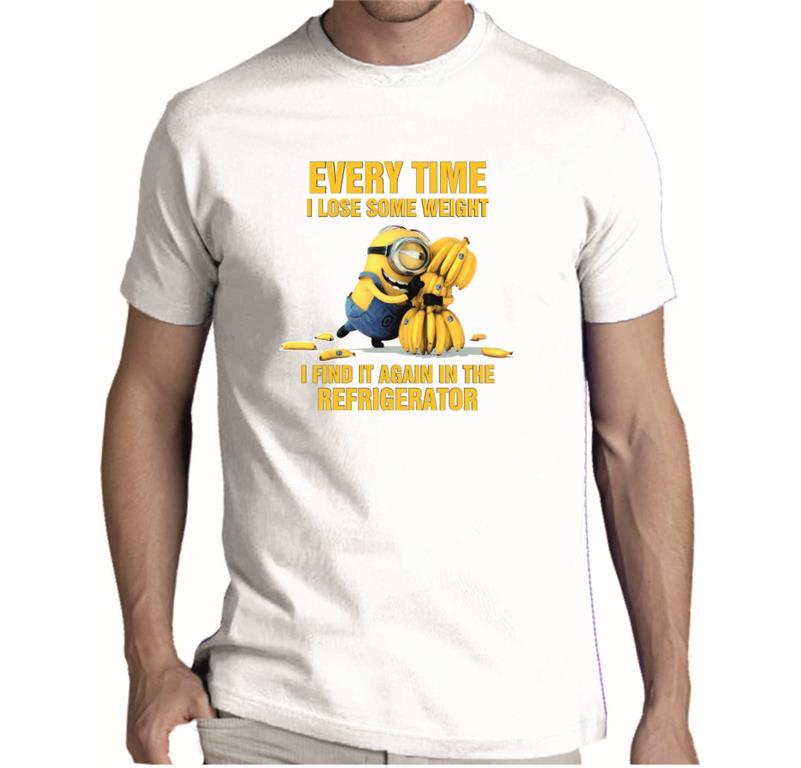 Moška majica MINIONS LOSE WEIGHT
