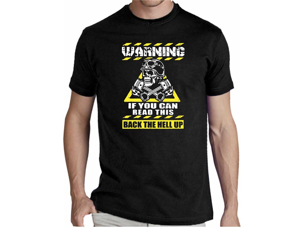 Moška majica BACK THE HELL UP