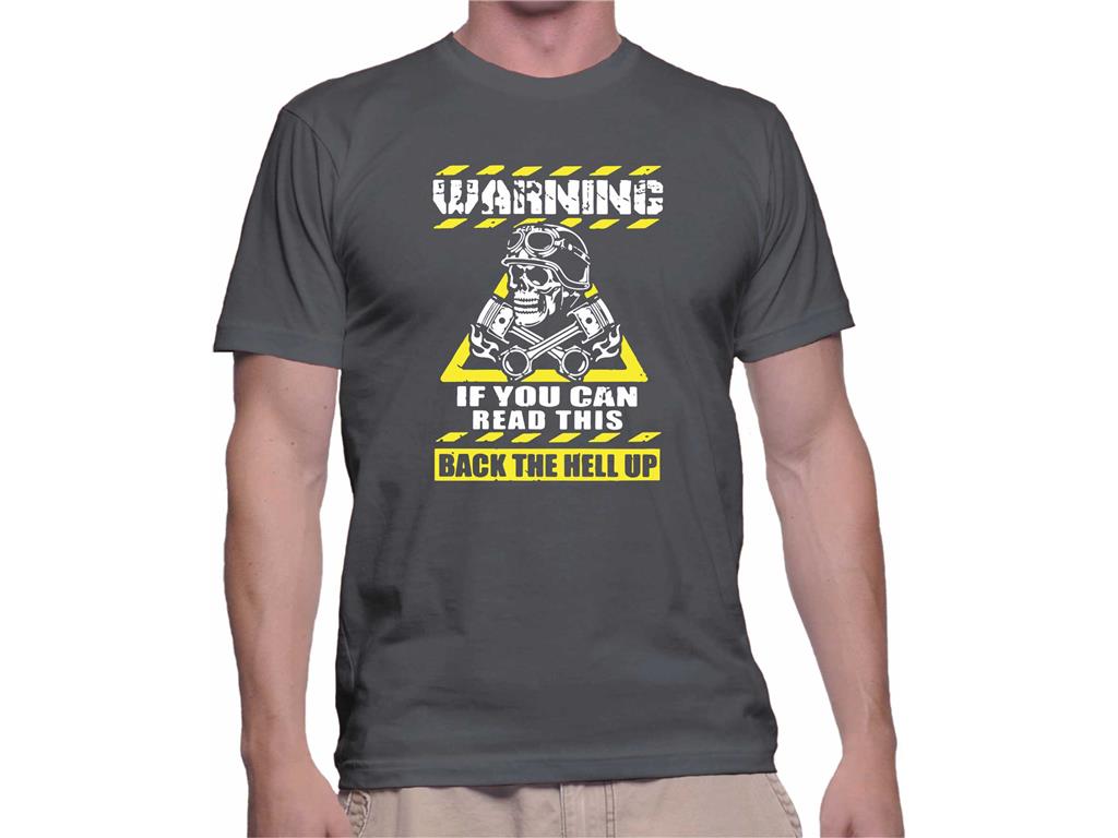 Moška majica BACK THE HELL UP