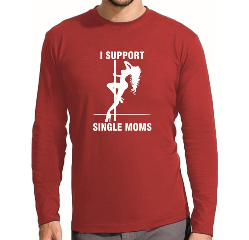 Moška majica dolg rokav SINGLE MOMS