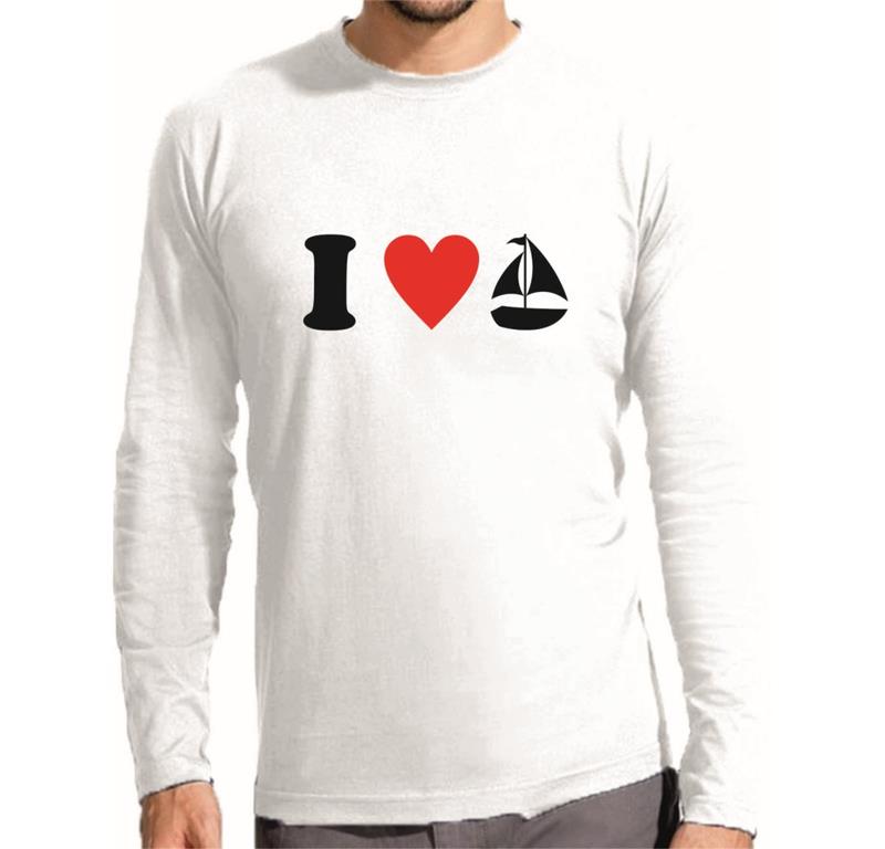 M. majica dolg rokav LOVE TO SAIL