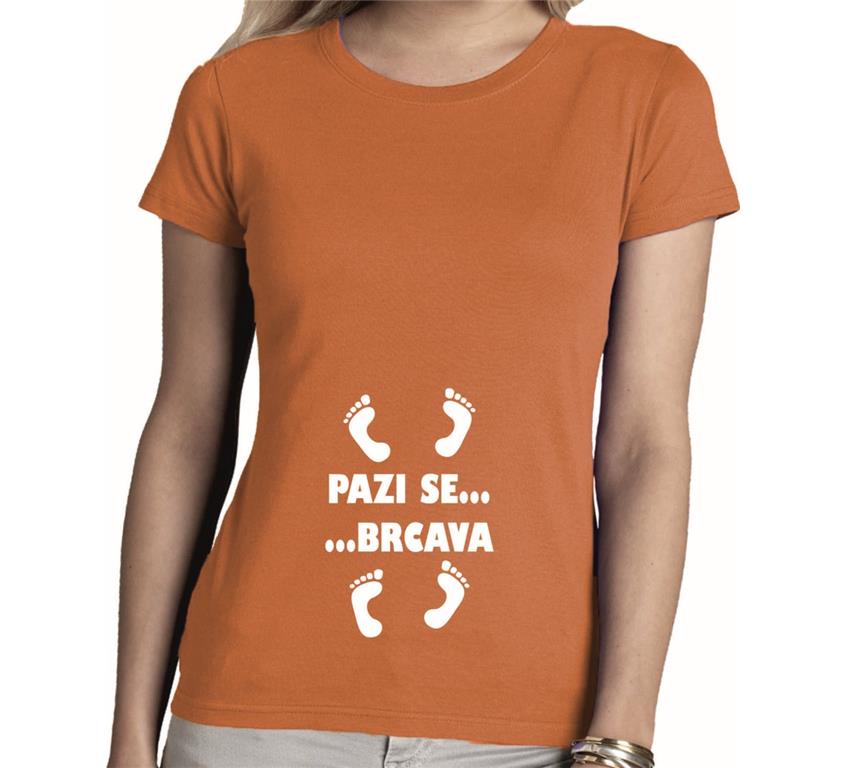 Ženska majica PAZI BRCAVA