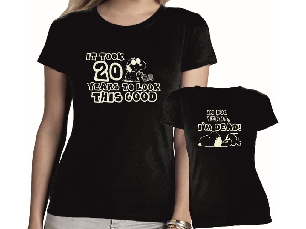 Ženska majica 20 IN DOG YEARS
