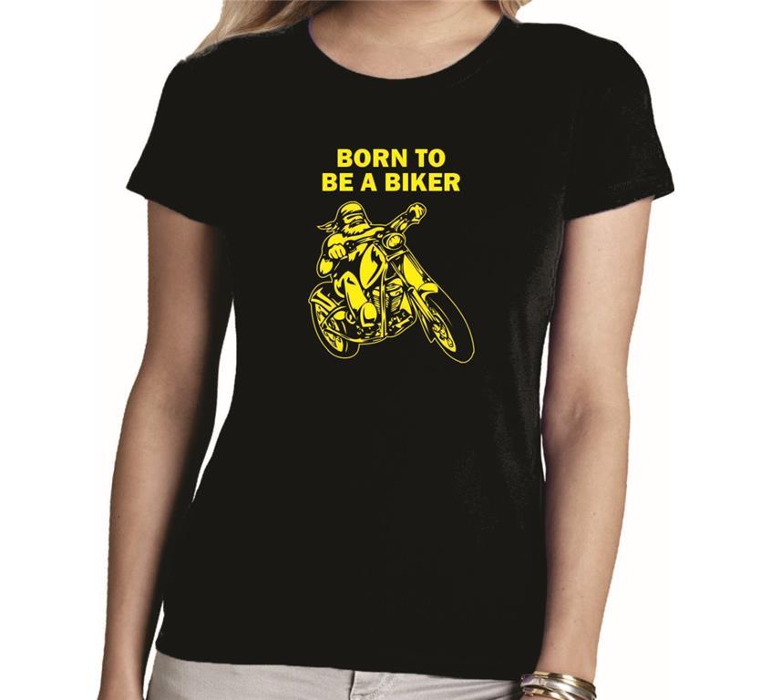 Ženska majica BORN TO BE A BIKER