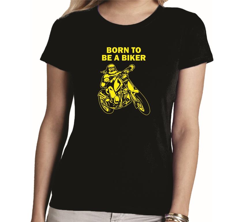 Ženska majica BORN TO BE A BIKER