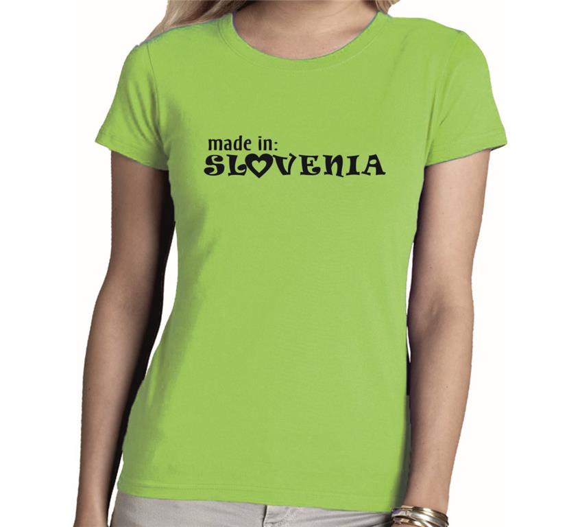 Ženska majica MADE IN SLOVENIA