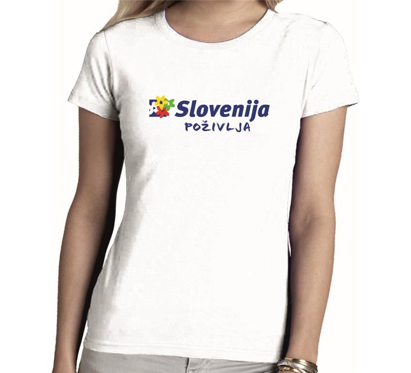 Ženska majica SLOVENIJA POŽIVLJA