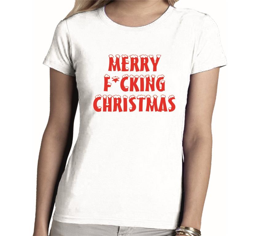 Ženska majica MERRY FUCKING CHRISTMAS