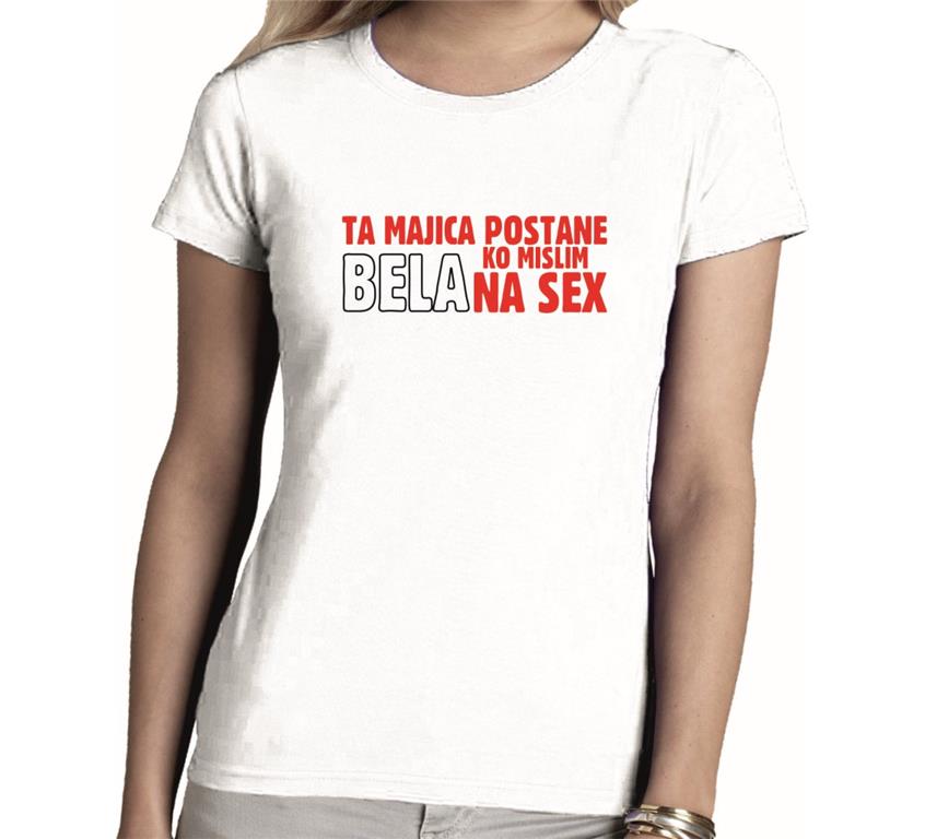 Ženska majica MISLIM NA SEX