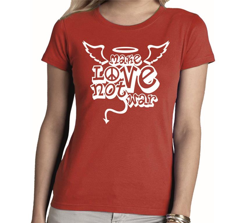 Ženska majica MAKE LOVE NOT WAR