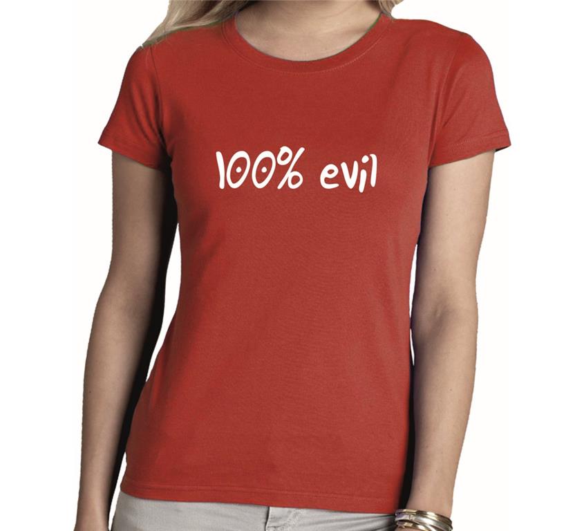 Ženska majica 100% EVIL
