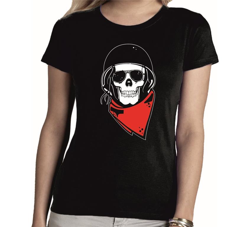 Ženska majica MOTOSKULL