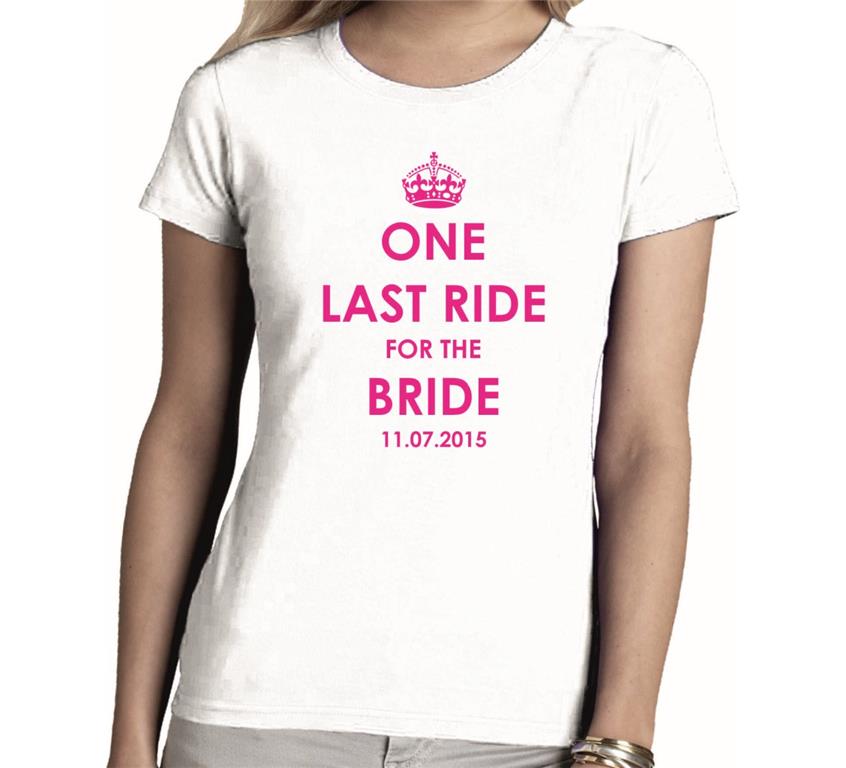 Ženska majica LAST RIDE BRIDE