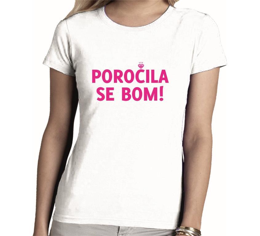 Ženska majica POROČILA SE BOM