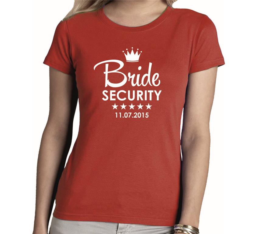 Ženska majica BRIDE SECURITY