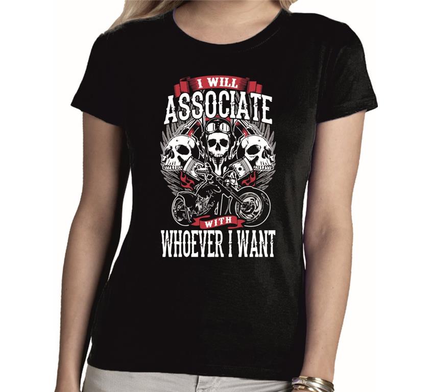 Ženska majica I WILL ASSOCIATE