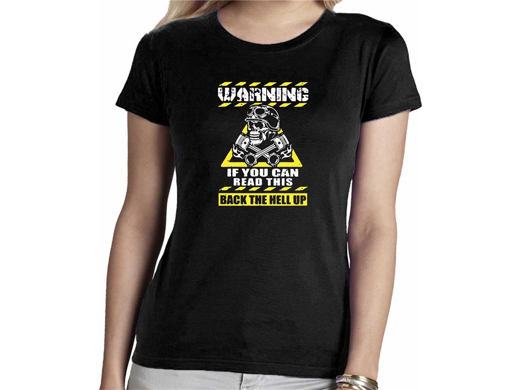 Ženska majica BACK THE HELL UP