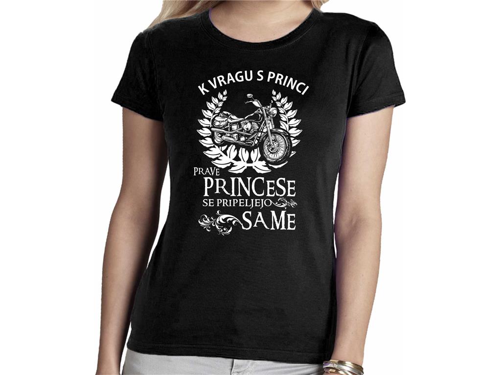 Ženska majica PRINCESE SE PRIPELJEJO