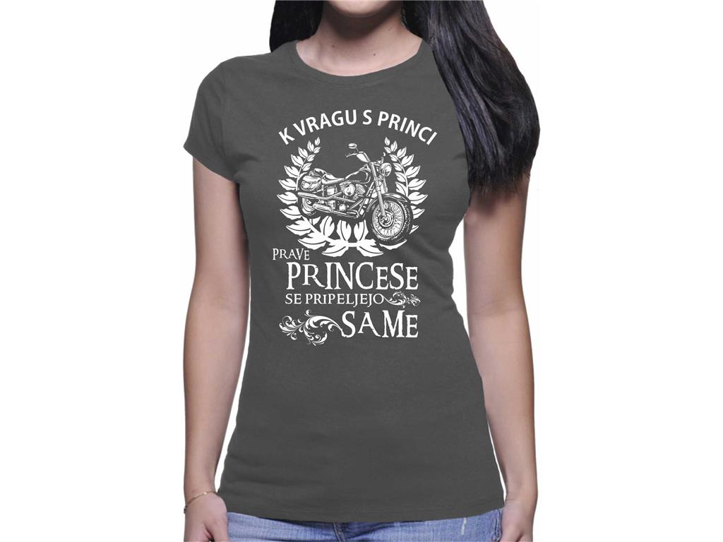 Ženska majica PRINCESE SE PRIPELJEJO