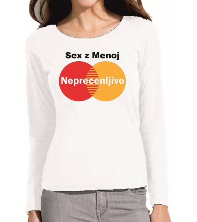 Ž. majica dolg rokav SEX Z MENOJ