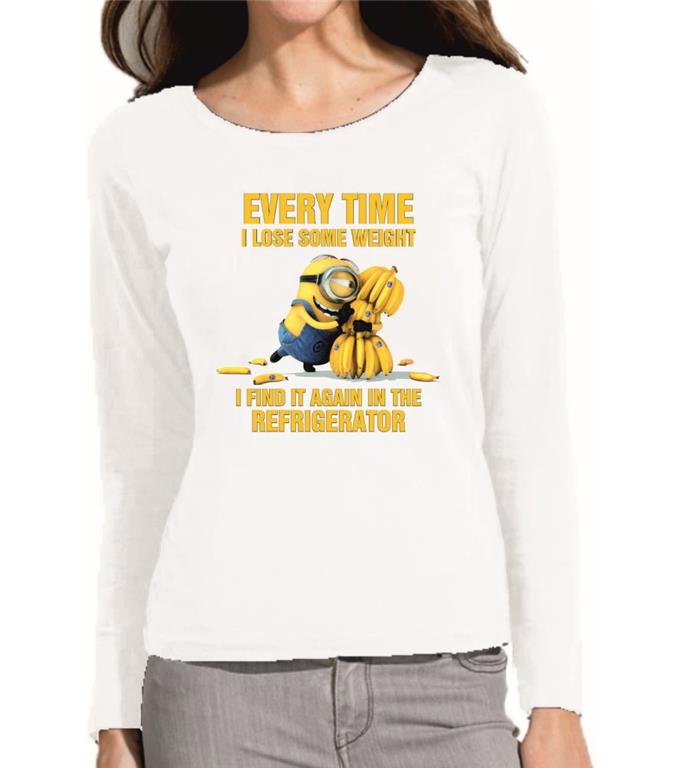 Ž. majica d.rok. MINIONS LOSE WEIGHT