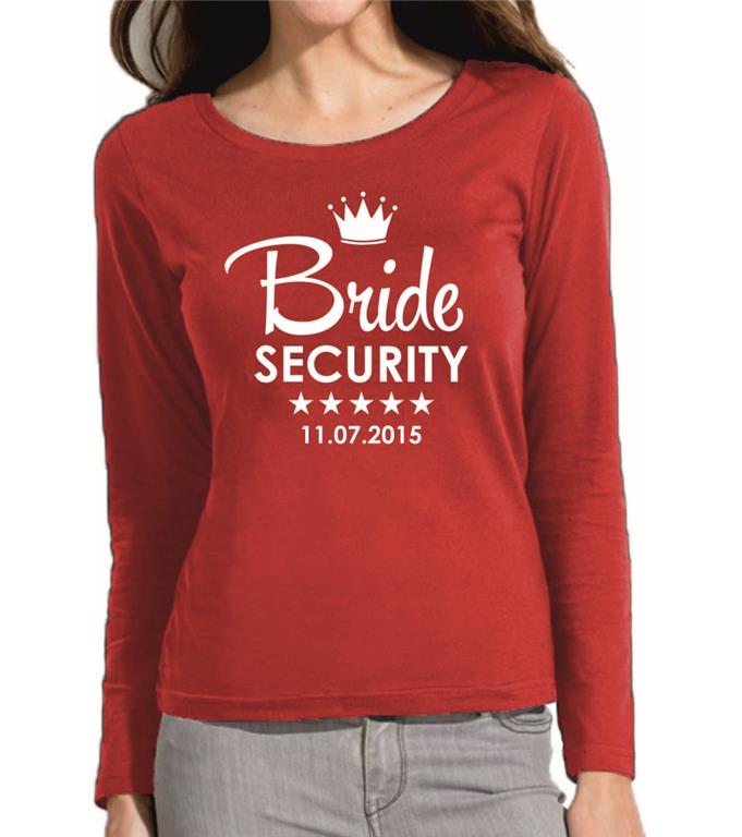 Ž. majica d.rok. BRIDE SECURITY