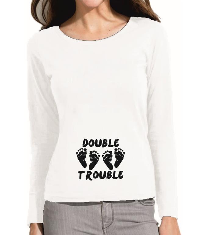 Ž. majica d.rok. DOUBLE TROUBLE