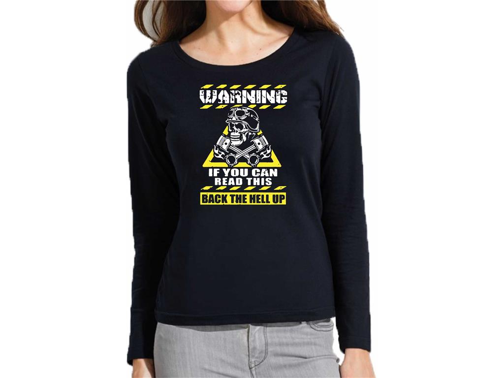 Ženska majica BACK THE HELL UP