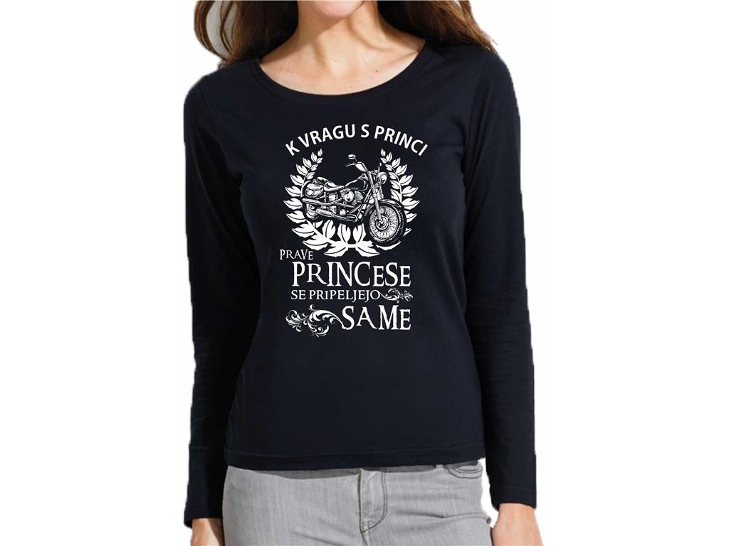 Ženska majica PRINCESE SE PRIPELJEJO