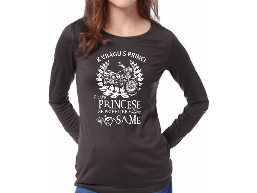 Ženska majica PRINCESE SE PRIPELJEJO