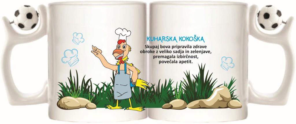 Lonček bel KUHARSKA KOKOŠKA