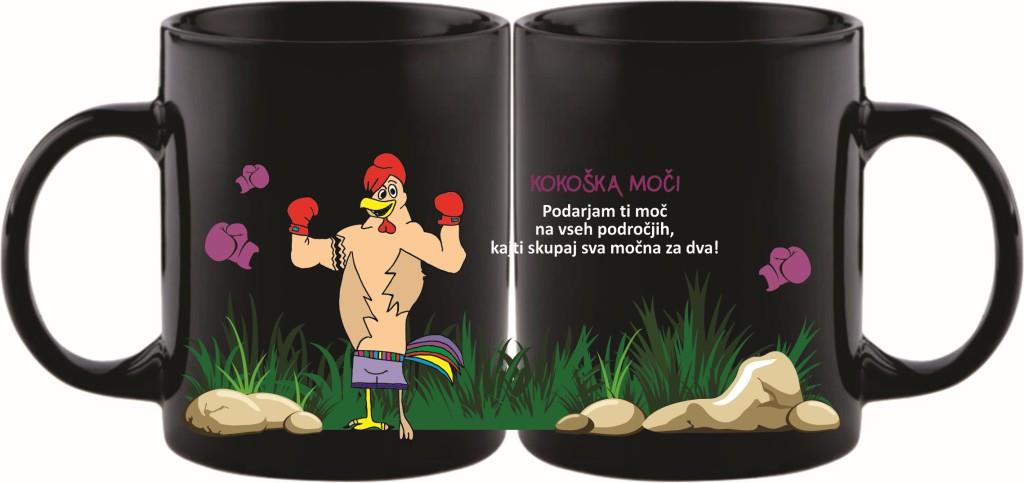 Lonček črn KOKOŠKA MOČI