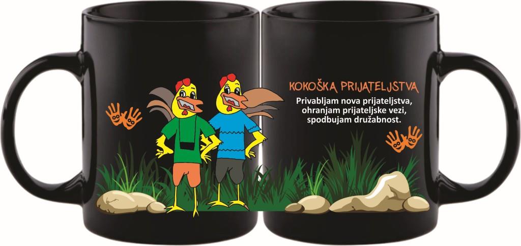 Lonček črn KOKOŠKA PRIJATELJSTVA