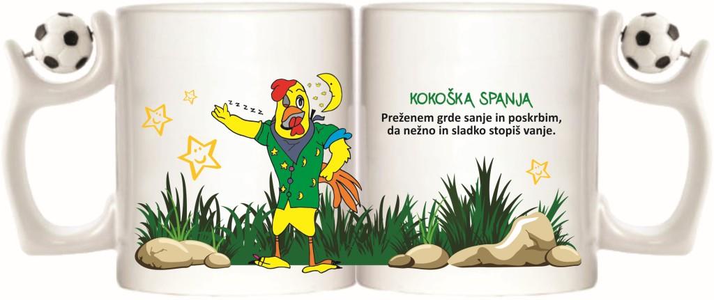 Lonček bel KOKOŠKA SPANJA