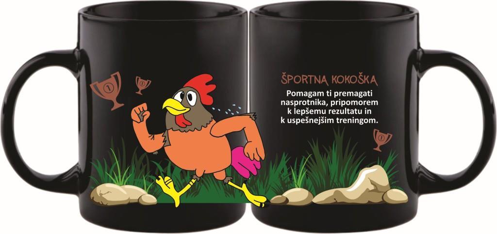 Lonček črn ŠPORTNA KOKOŠKA