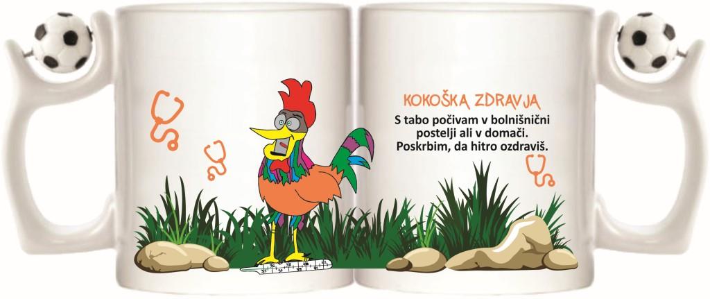 Lonček bel KOKOŠKA ZDRAVJA