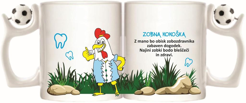 Lonček bel ZOBNA KOKOŠKA