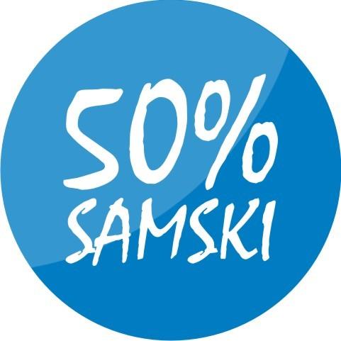 Broška 50% SAMSKI