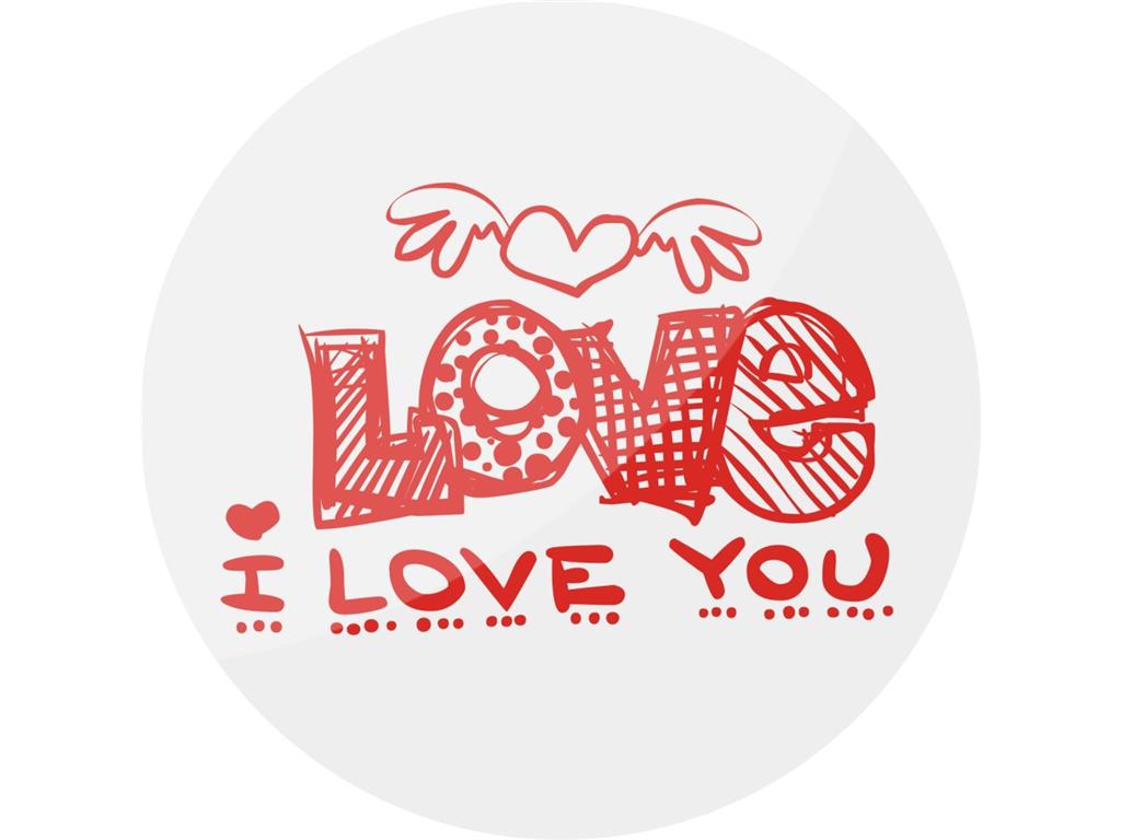 Broška I LOVE YOU 1