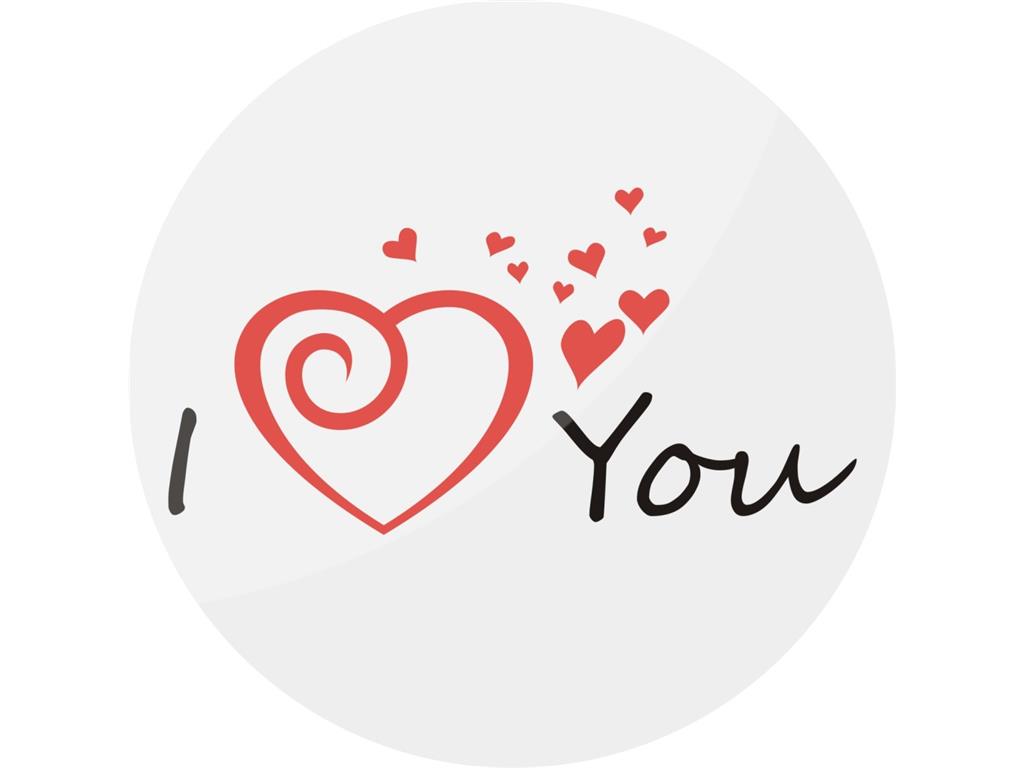 Broška I LOVE YOU 2