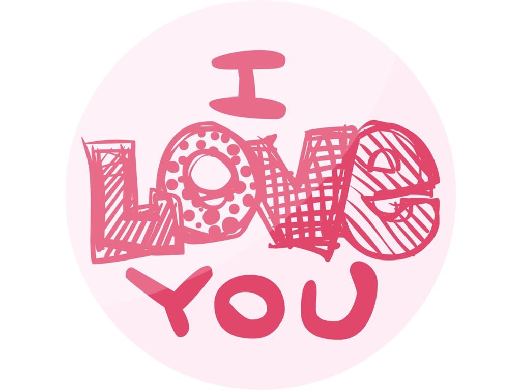 Broška I LOVE YOU 3