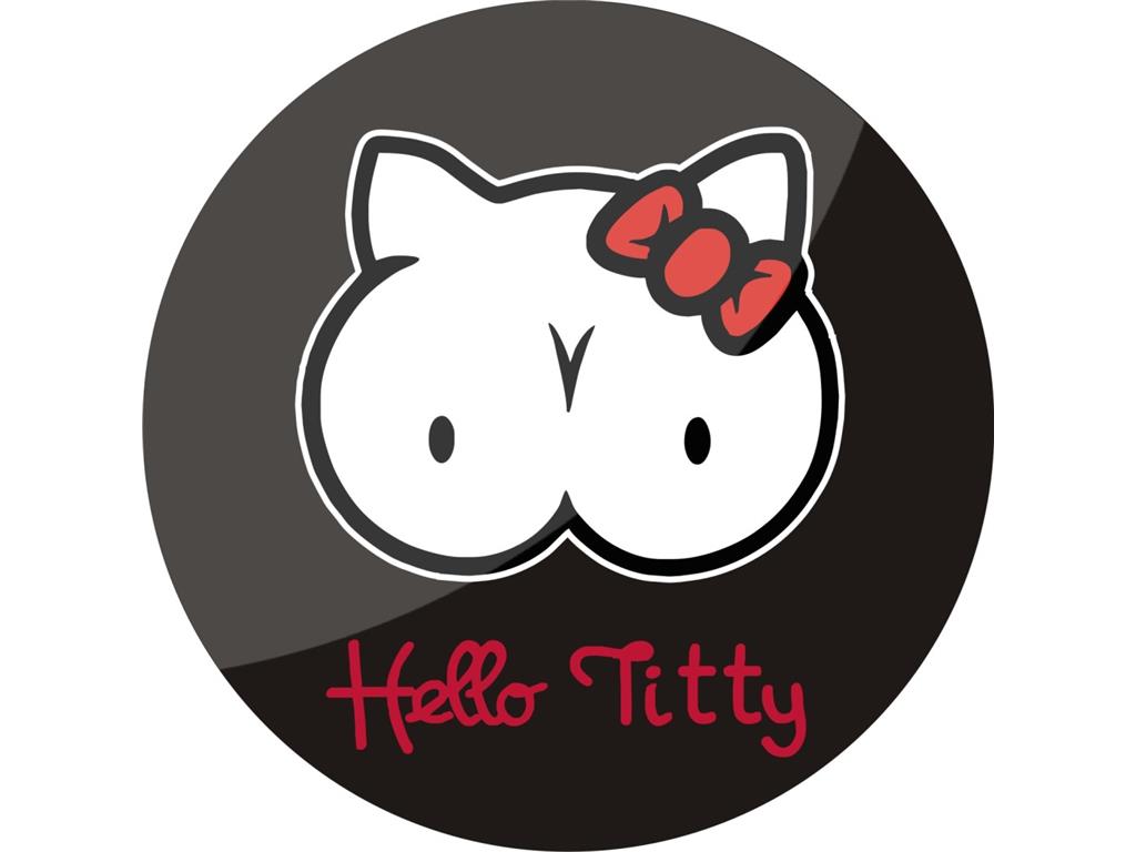 Broška HELLO TITTY