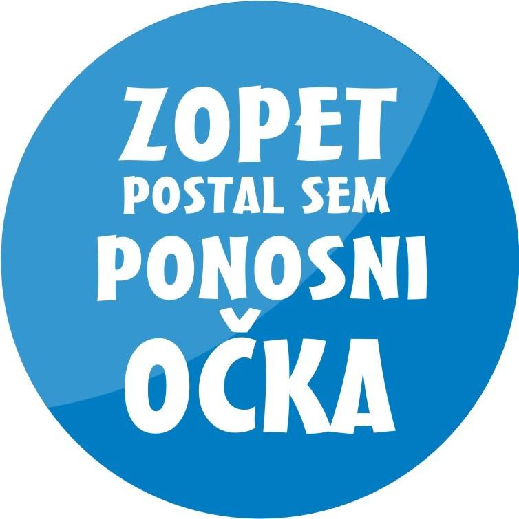 Broška ZOPET PONOSNI OČKA