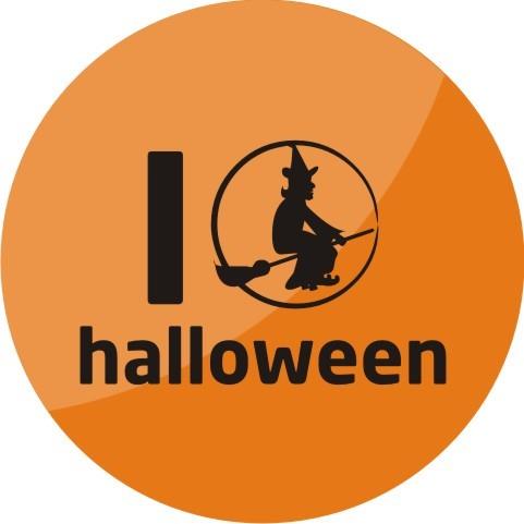 Broška ČAROVNICA HALLOWEEN